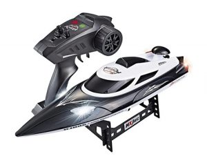 Svart version av Nitro Speed radiostyrda båt