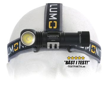 Bästa pannlampa som är både prisbelönt och laddningsbar på över 1000 lumen